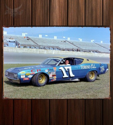 Металлическая табличка Ford Torino NASCAR